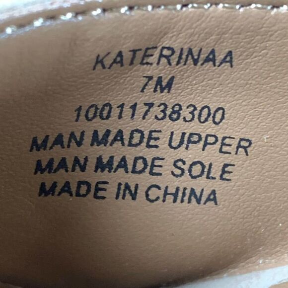 STYLE & CO KATERINAA Women`s Size 7M Brown Beige Open Toe Heels 10011738300 - Picture 8 of 8